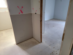 Drywall Installation after Flood Damage in Houston, TX