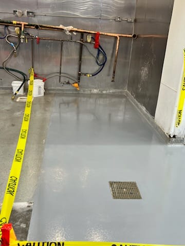 Redoing Epoxy Resin Floors at Sam\'s Club in Houston, TX