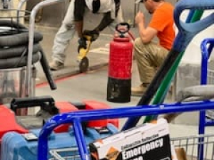 Redoing Epoxy Resin Floors at Sam's Club in Houston, TX