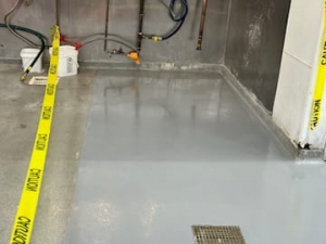 Redoing Epoxy Resin Floors at Sam's Club in Houston, TX