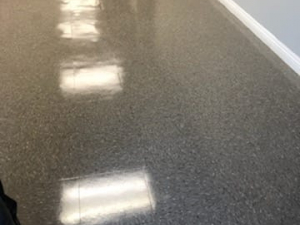 Replaced Drywall & Ceiling Tiles | Replaced, Polished & Waxed Floors at this school in Houston, TX