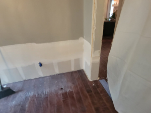 Installing New Drywall after 2' Ripped Out Due to Water Damage