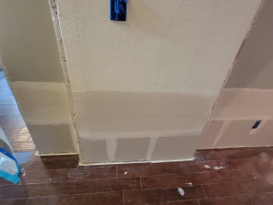 Installing New Drywall after 2' Ripped Out Due to Water Damage