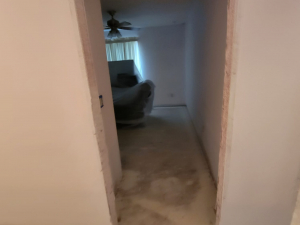 Rebuilding process after a water leak in Houston, TX